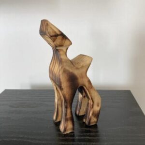 3D Wooden Dog